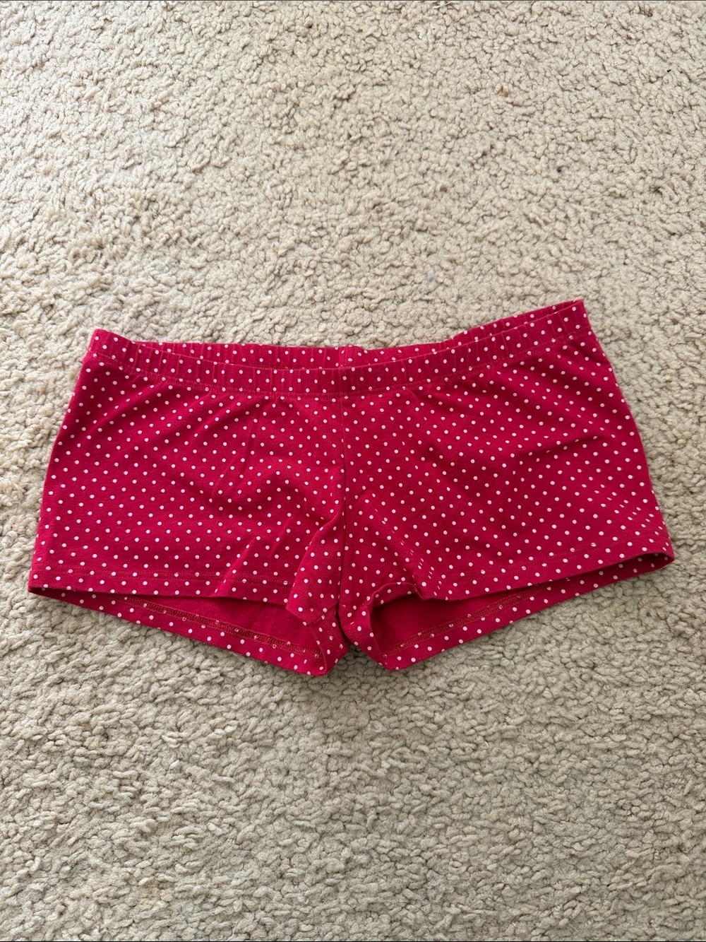 Brandy melville red polka dots boxer shorts